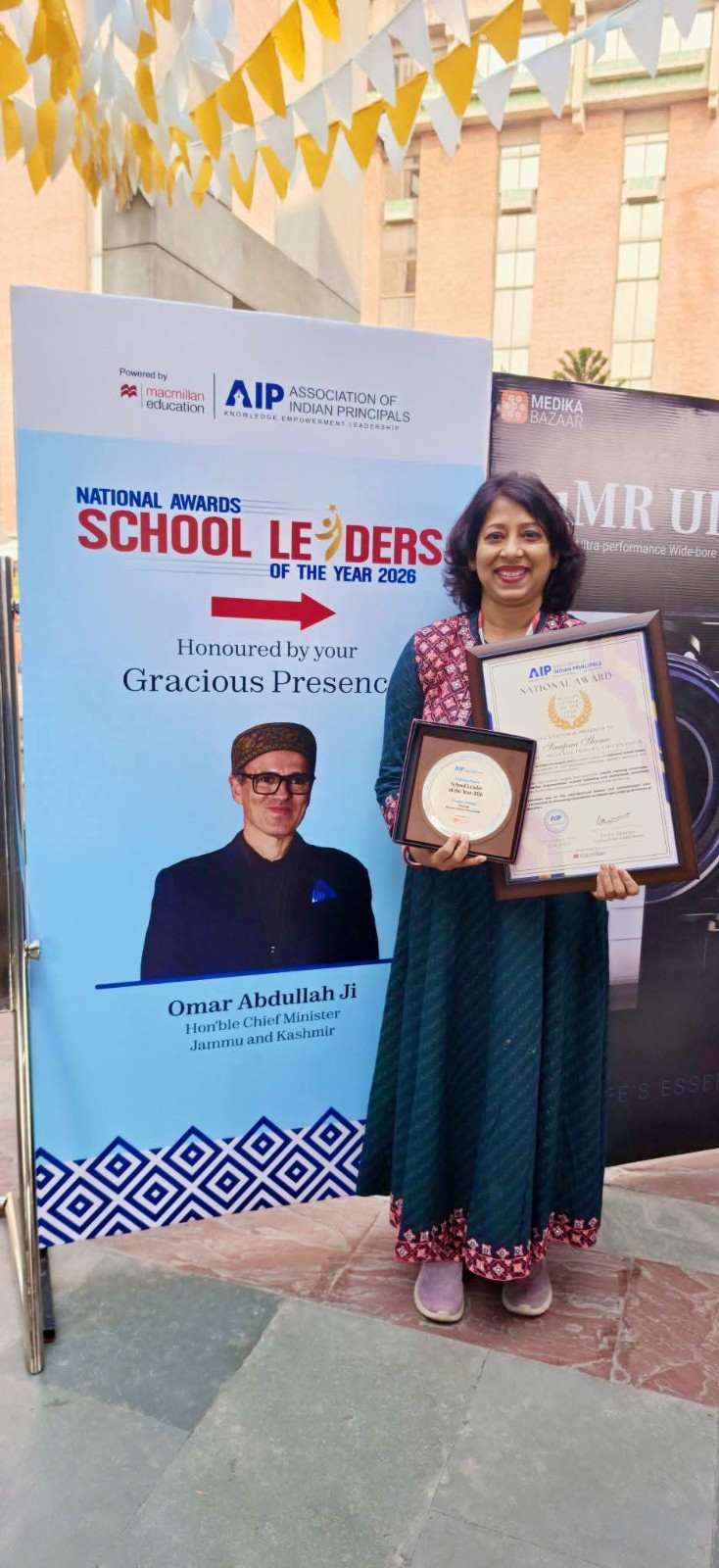 Congratulations Principal Bhavans Tripura Vidyaman