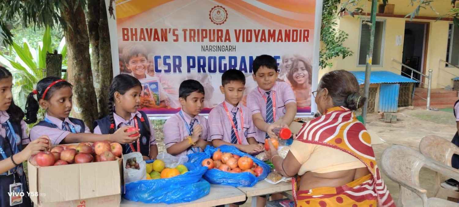 CSR activity by class 3 students