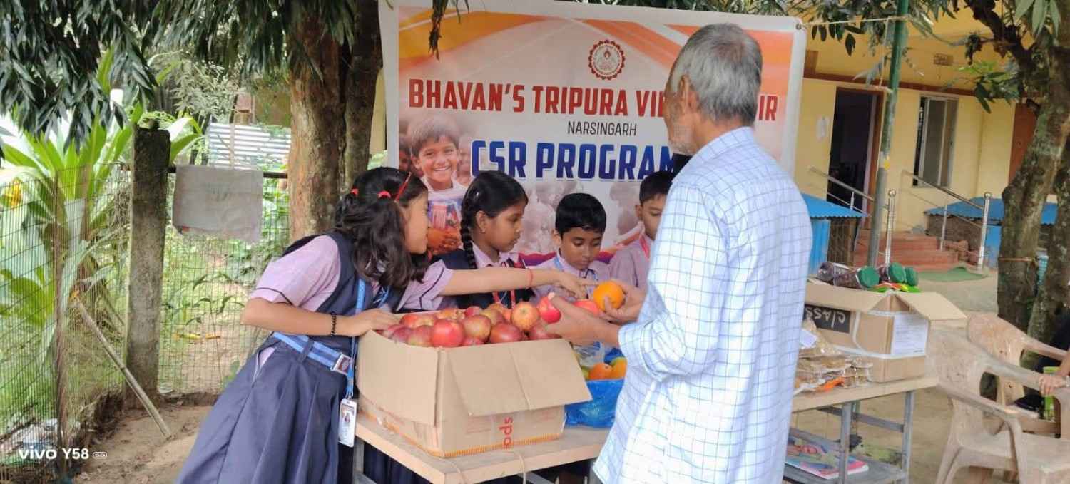 CSR activity by class 3 students