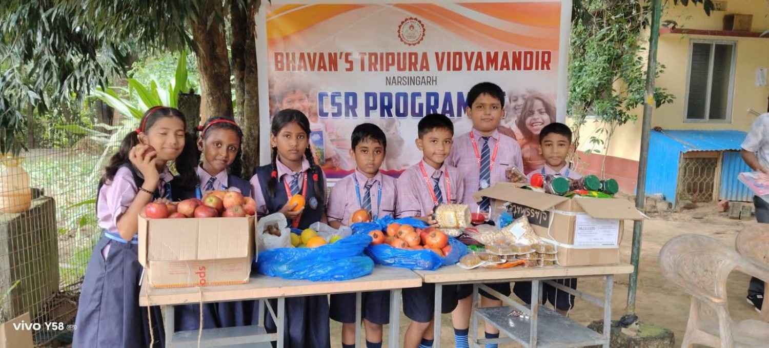 CSR activity by class 3 students
