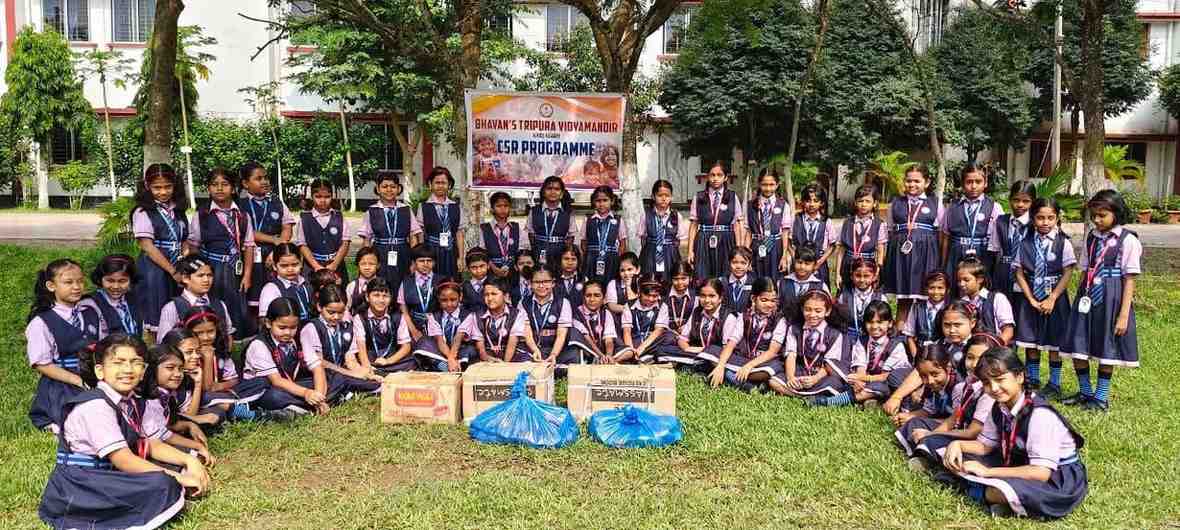 CSR activity by class 3 students