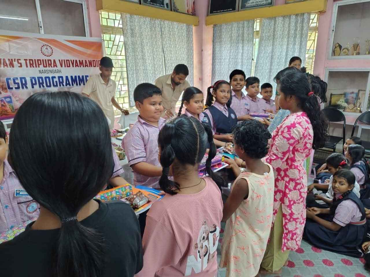 CSR initiative of class 4 students