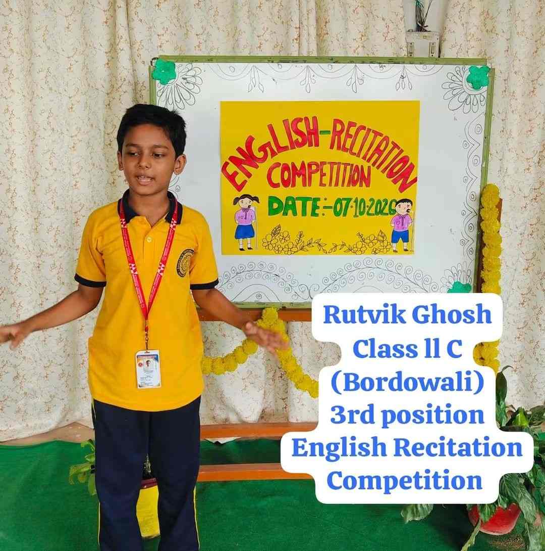 English Recitation by Kiddies