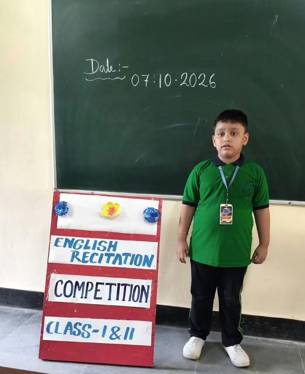 English Recitation by Kiddies