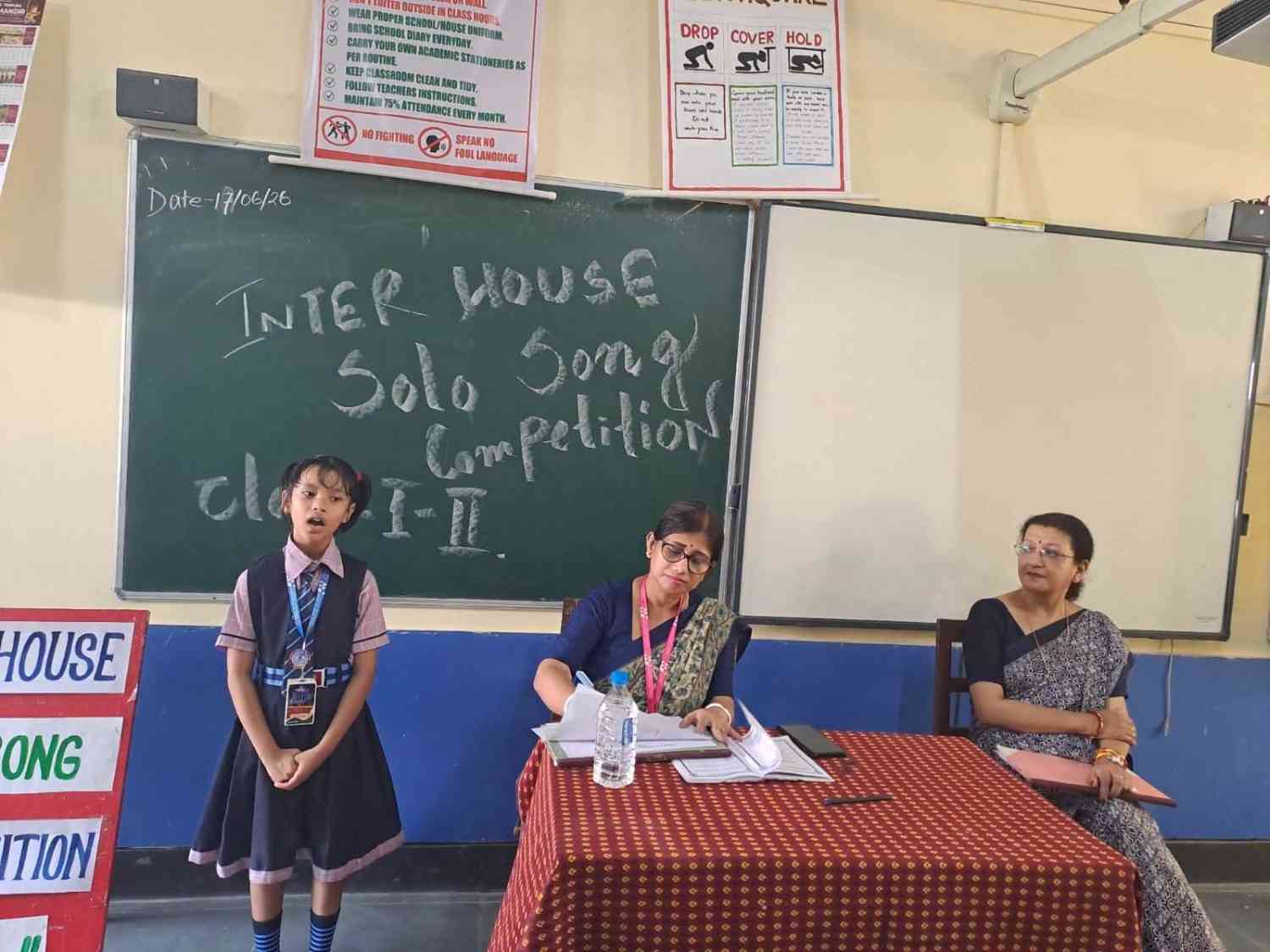Inter house solo song competition class 1 to 2