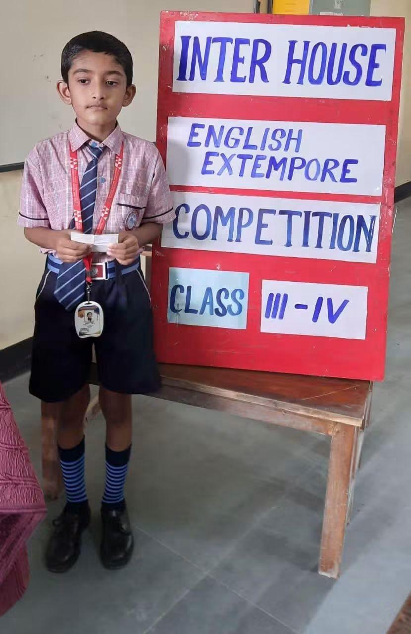 Inter house English Extempore competition class II