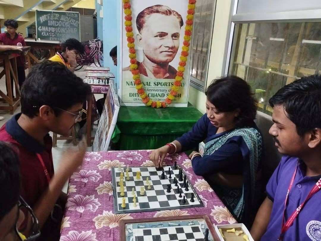 Inter house chess and carrom