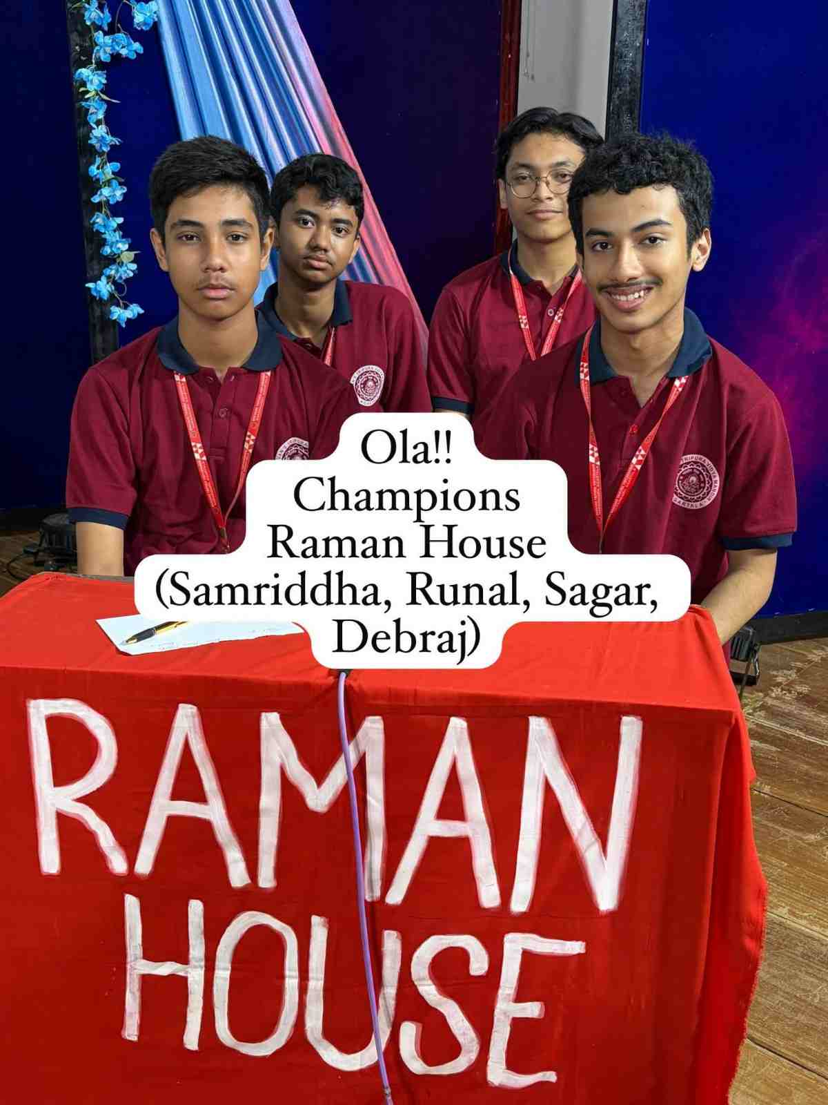 Interhouse Quiz Competition of class IX to XII