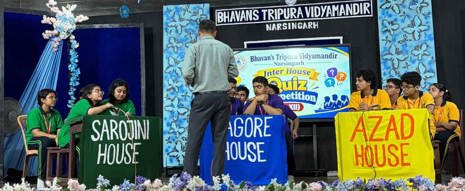 Interhouse Quiz Competition of class IX to XII