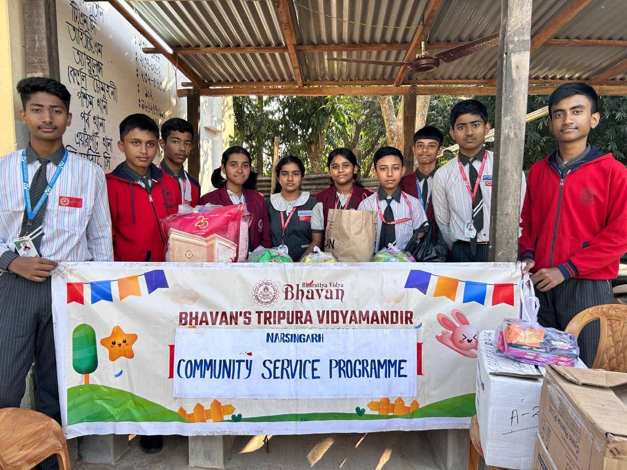 Our class 8 students visited Nilajyoti Sevashram