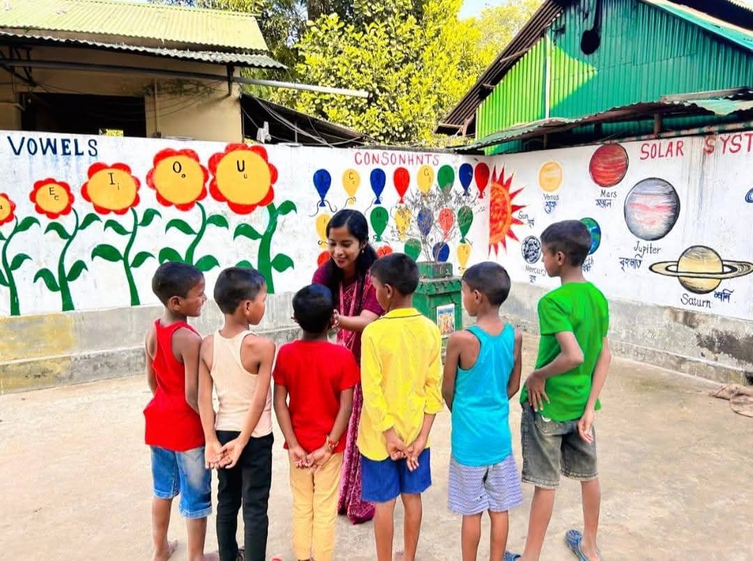 Our class 8 students visited Nilajyoti Sevashram