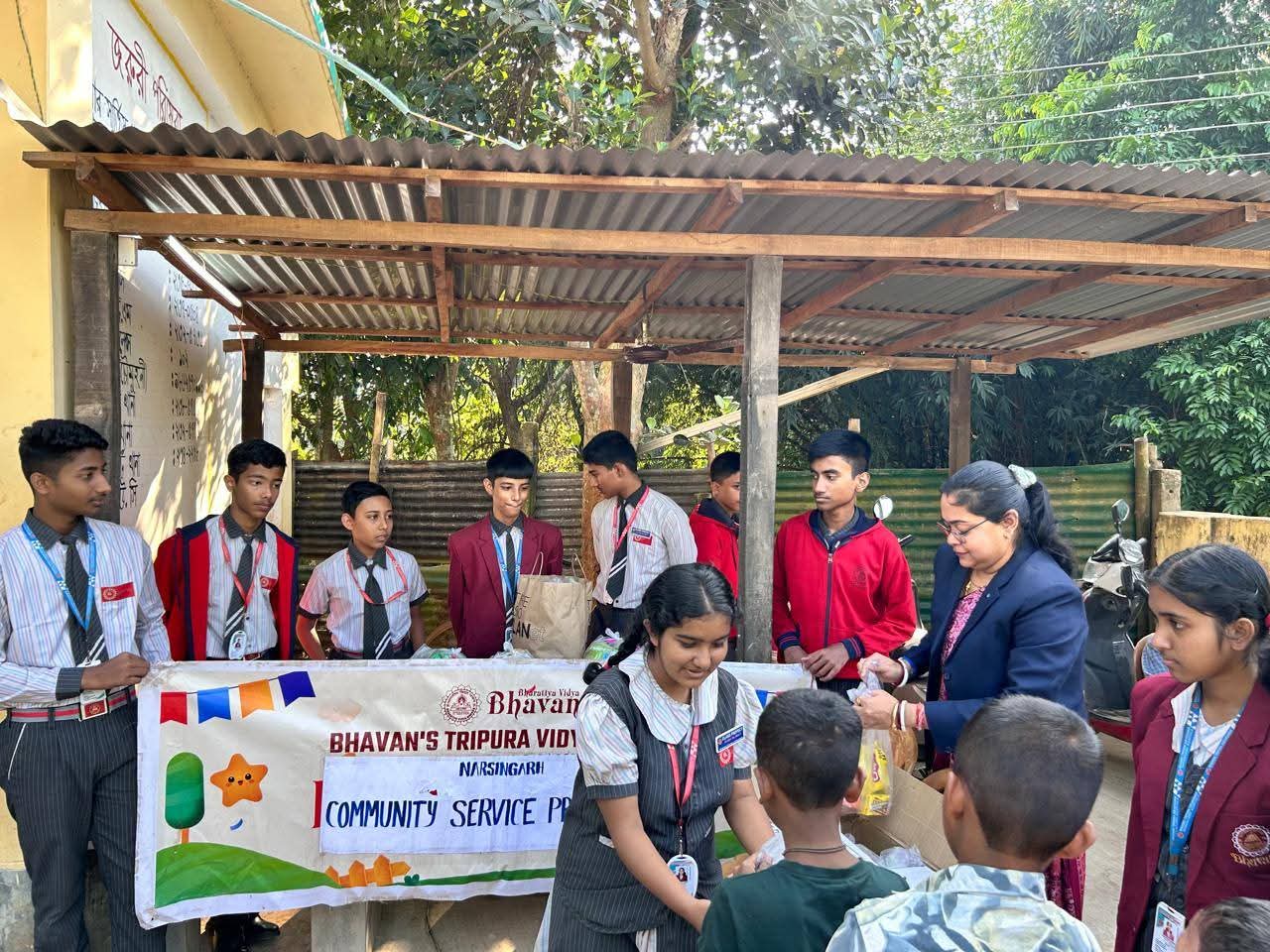 Our class 8 students visited Nilajyoti Sevashram