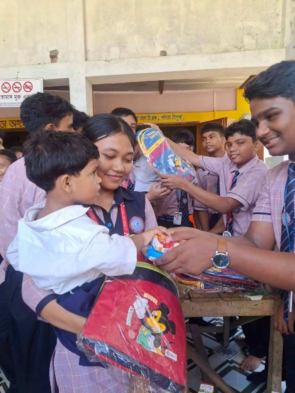 SEWA activity of class 9B