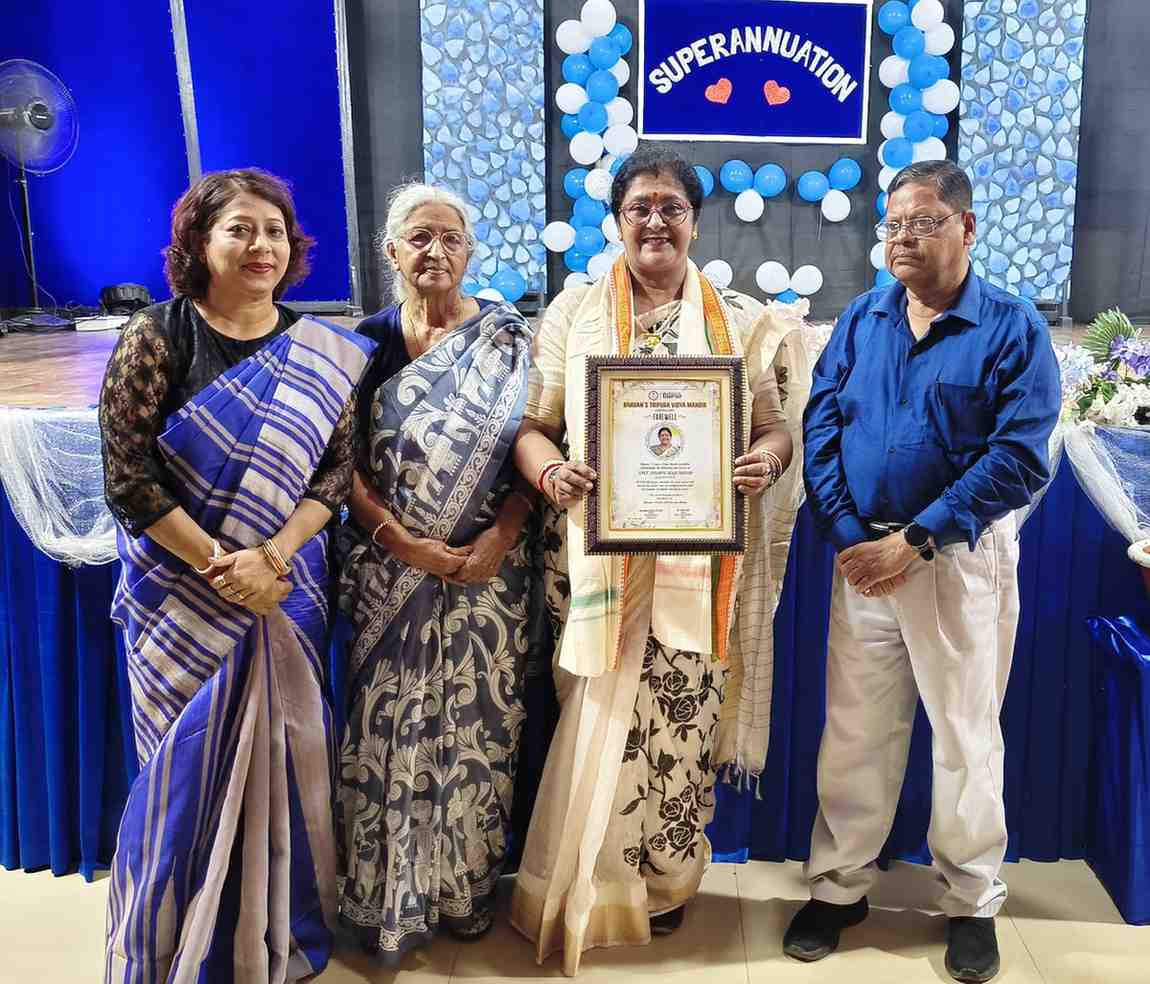 Superannuation Madam Pompi Majumdar and founder te
