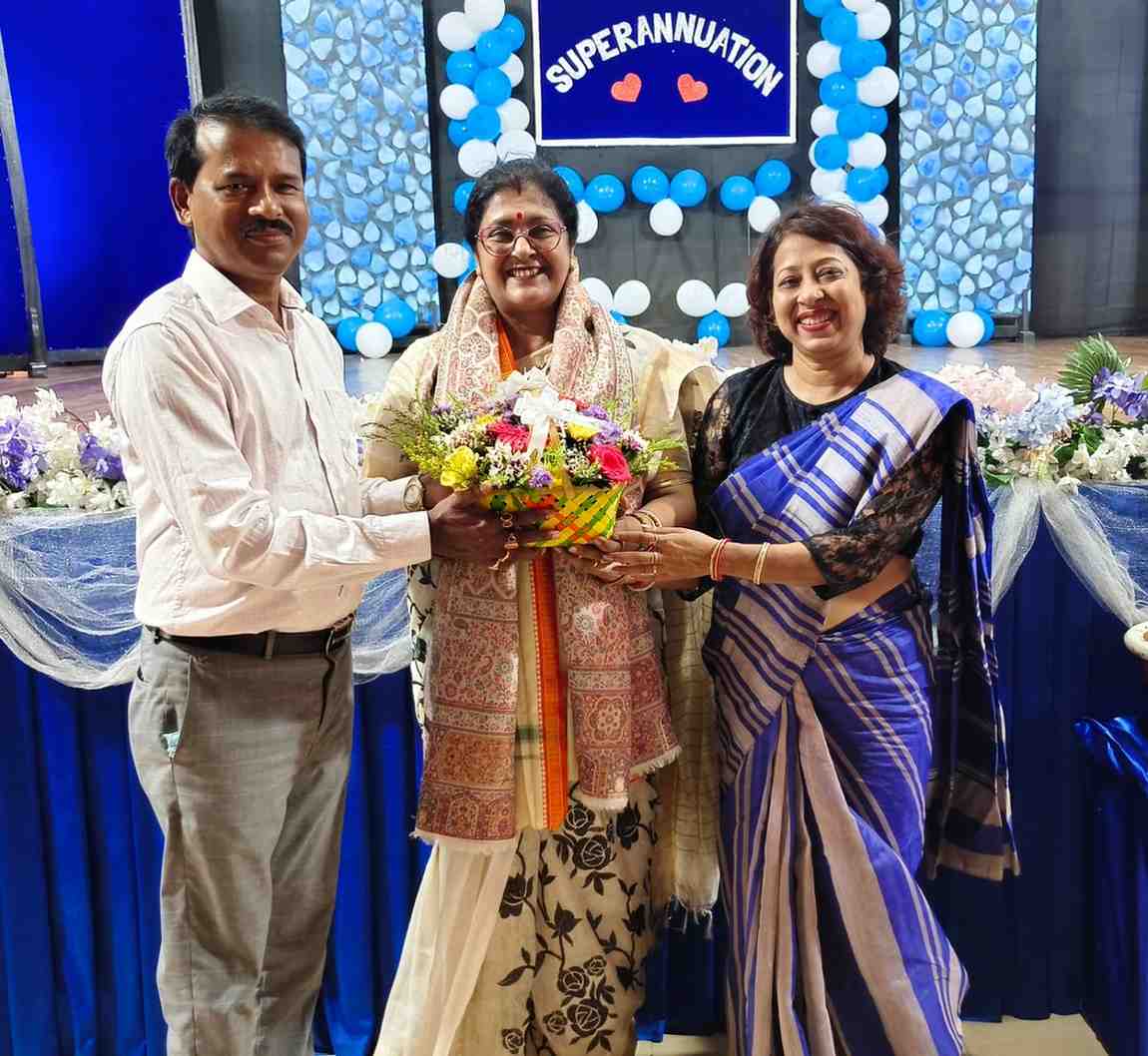 Superannuation Madam Pompi Majumdar and founder te