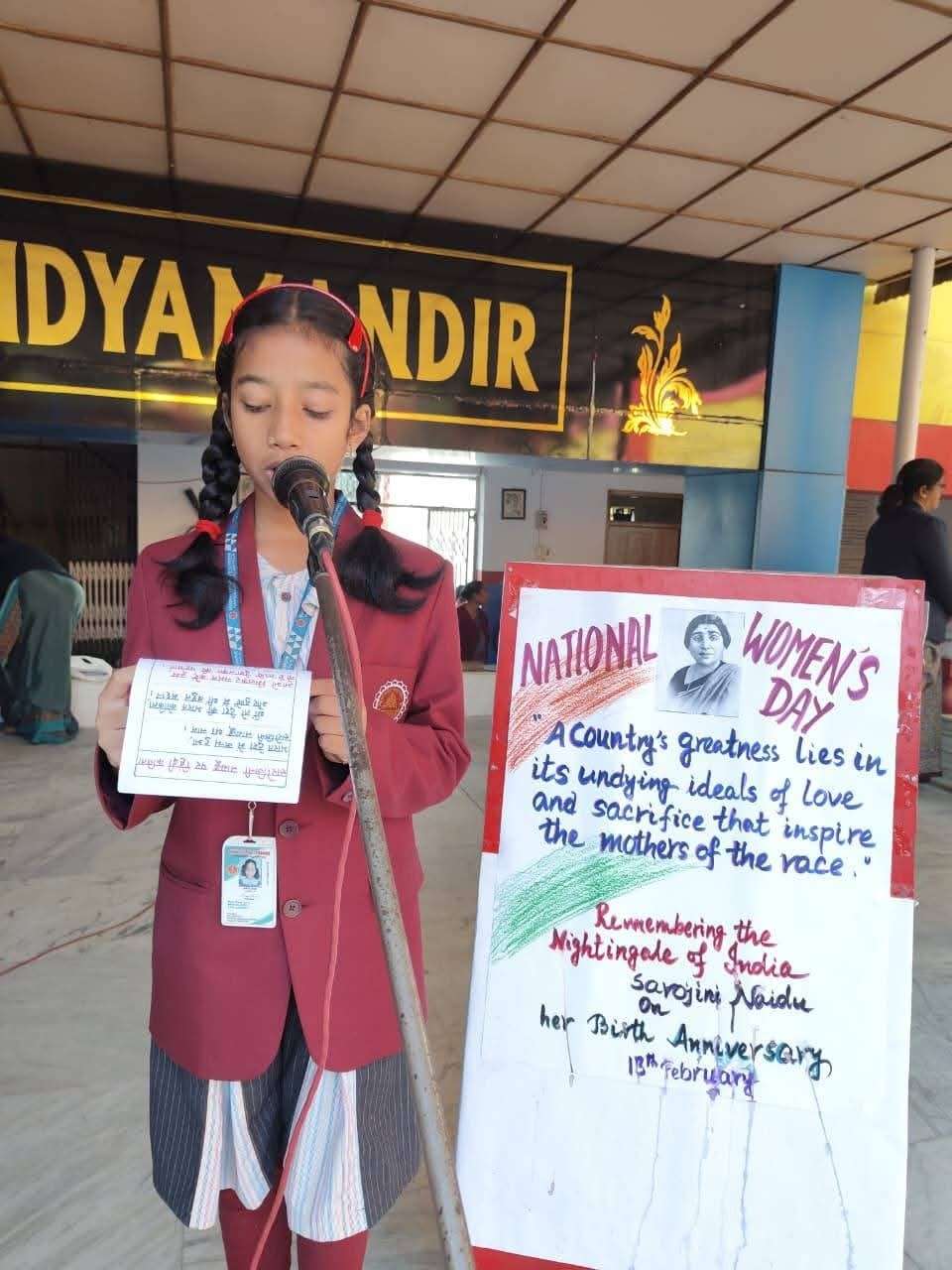 The Birth Anniversary of Sarojni Naidu